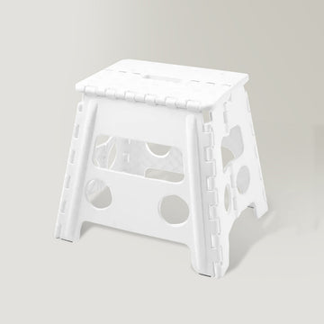 Yocada Folding Step Stool Non-Slip Stool White