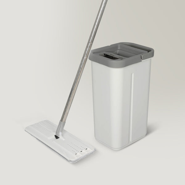 Microfiber Flat Mop and Bucket Set Floor Cleaner