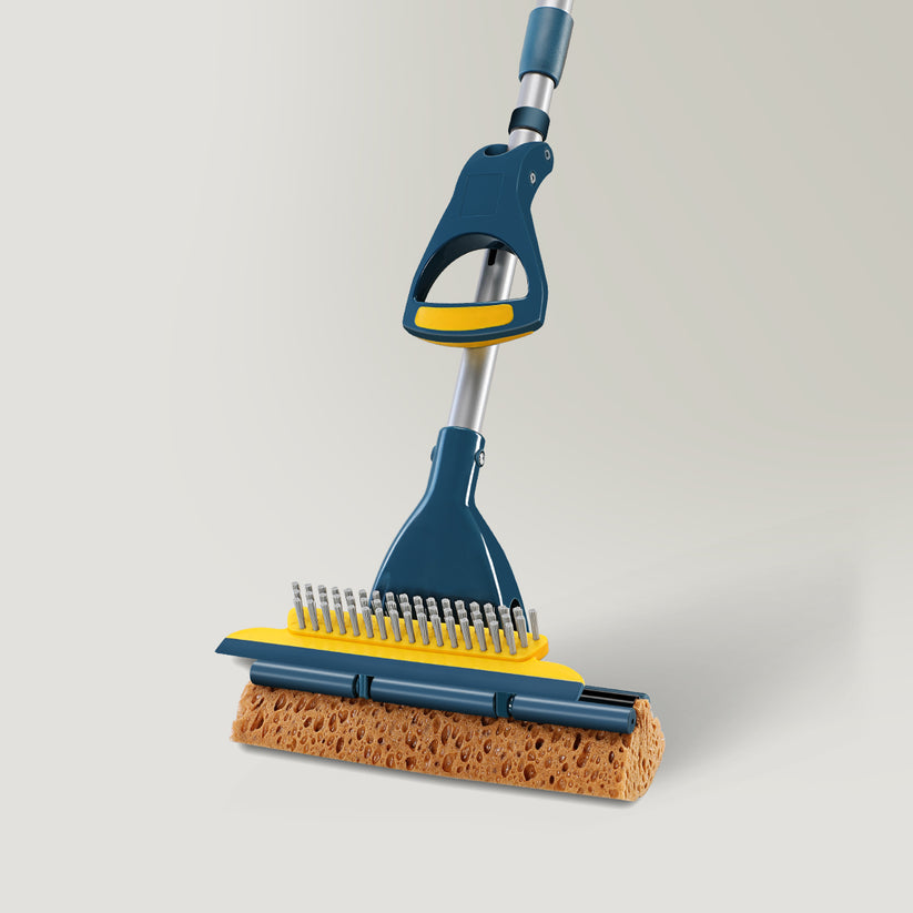 Collapsible Mop Bucket and Sponge Mop