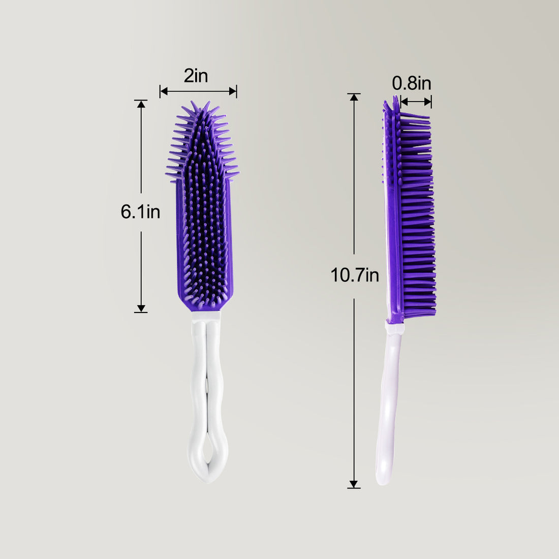 Pet Brush Fur Grooming Comb Pet Hair (2 PCS)
