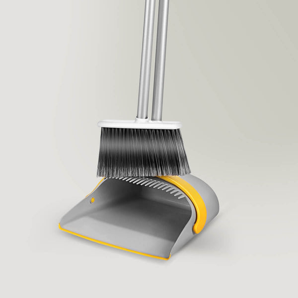 Upright Broom and Dustpan Set