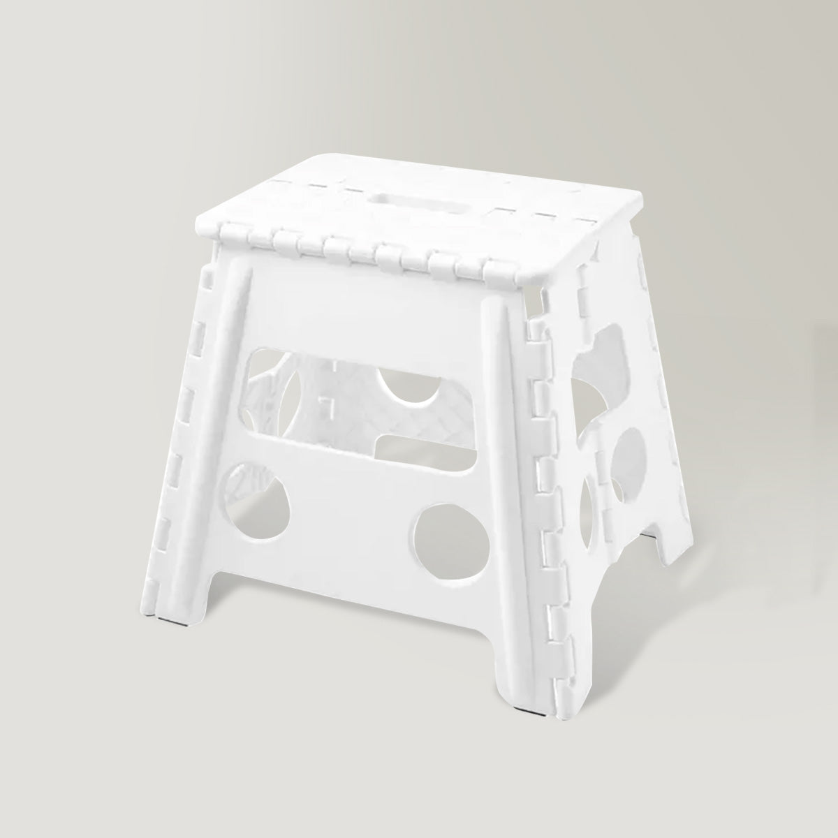 Yocada Folding Step Stool Non-Slip Stool White
