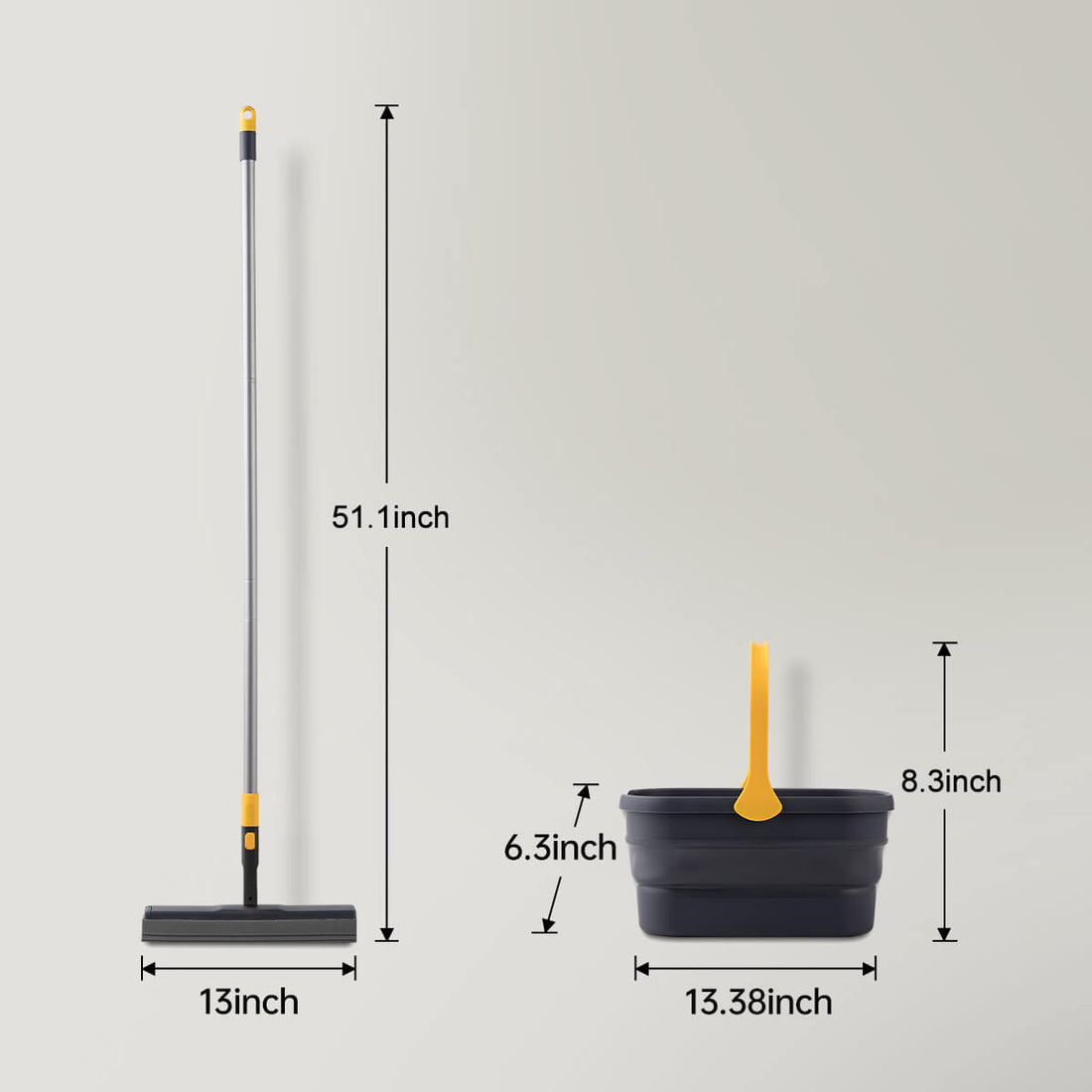 Yocada Mop and Bucket with Wringer Set